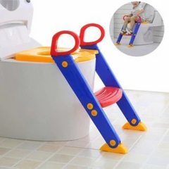 "Children's Toilet Ladder – Adjustable potty training ladder with non-slip steps and safety handles for easy and secure toilet use."