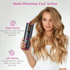 "Digital Hair Curler – Professional curling wand with adjustable temperature settings for flawless, long-lasting curls."