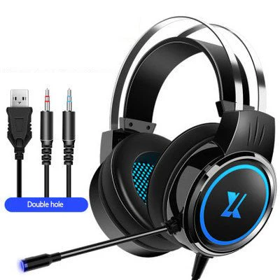 E-sports Gaming Headset with Noise-Cancelling Microphone and Wired PC Connection. Ideal for Clear Audio, Comfort, and Gaming Performance on Computers, Consoles, and Mobile Phones.