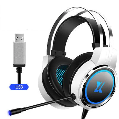 E-sports Gaming Headset with Noise-Cancelling Microphone and Wired PC Connection. Ideal for Clear Audio, Comfort, and Gaming Performance on Computers, Consoles, and Mobile Phones.