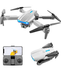 E99 Drone Camera – Foldable 720p WiFi Drone with 360° Flip, Altitude Hold, LED Lights, and Long Flight Time. Ideal for Beginners and Adults, Easy Control and Stable Flight.