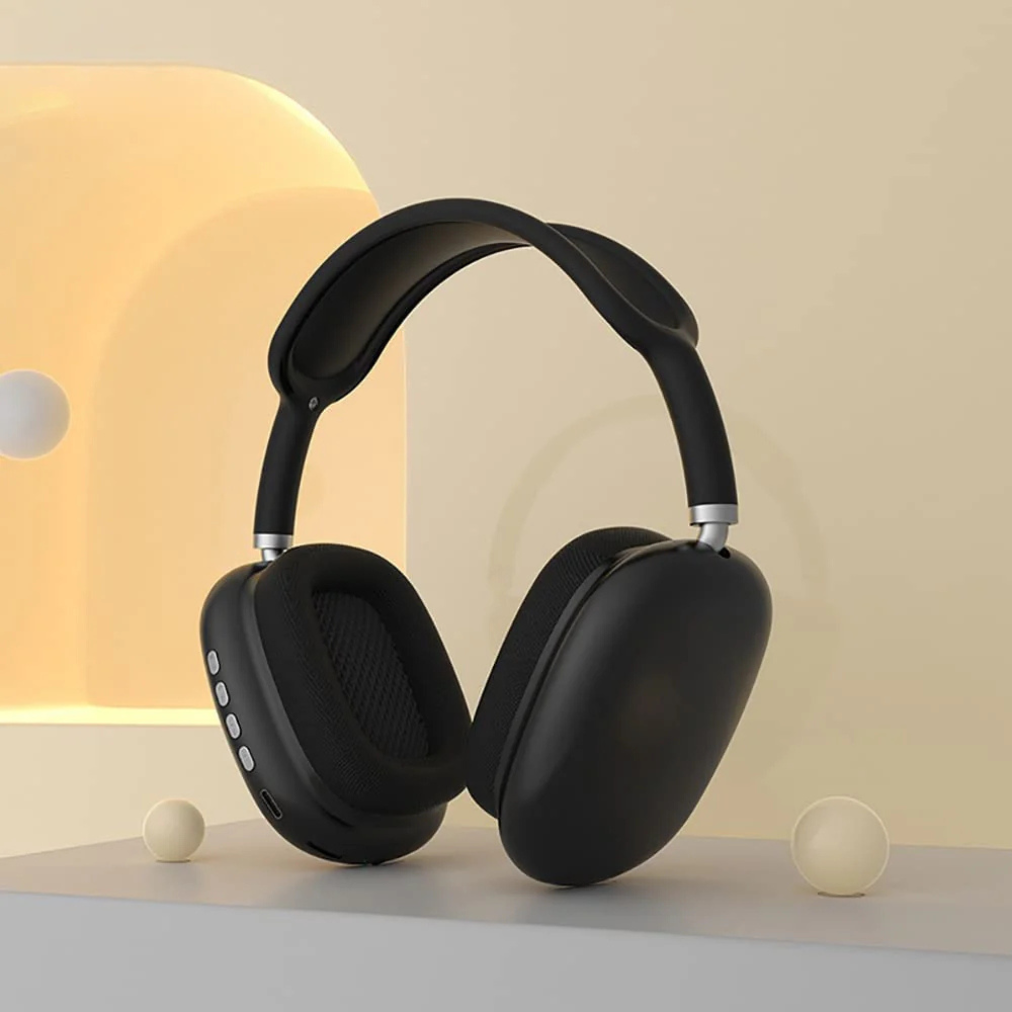 "EchoWave P9 Wireless Headphones – Premium over-ear headphones with noise cancellation, immersive sound, and long battery life for music and calls."