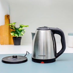 1500W Electric Kettle for Coffee, 1.8L Capacity, Fast Boil, Boil-Dry Protection, and 360° Rotational Base for easy use. High-performance electric kettle with fast boiling feature, perfect for coffee and tea lovers, 1.8L size, and easy-to-clean interior.