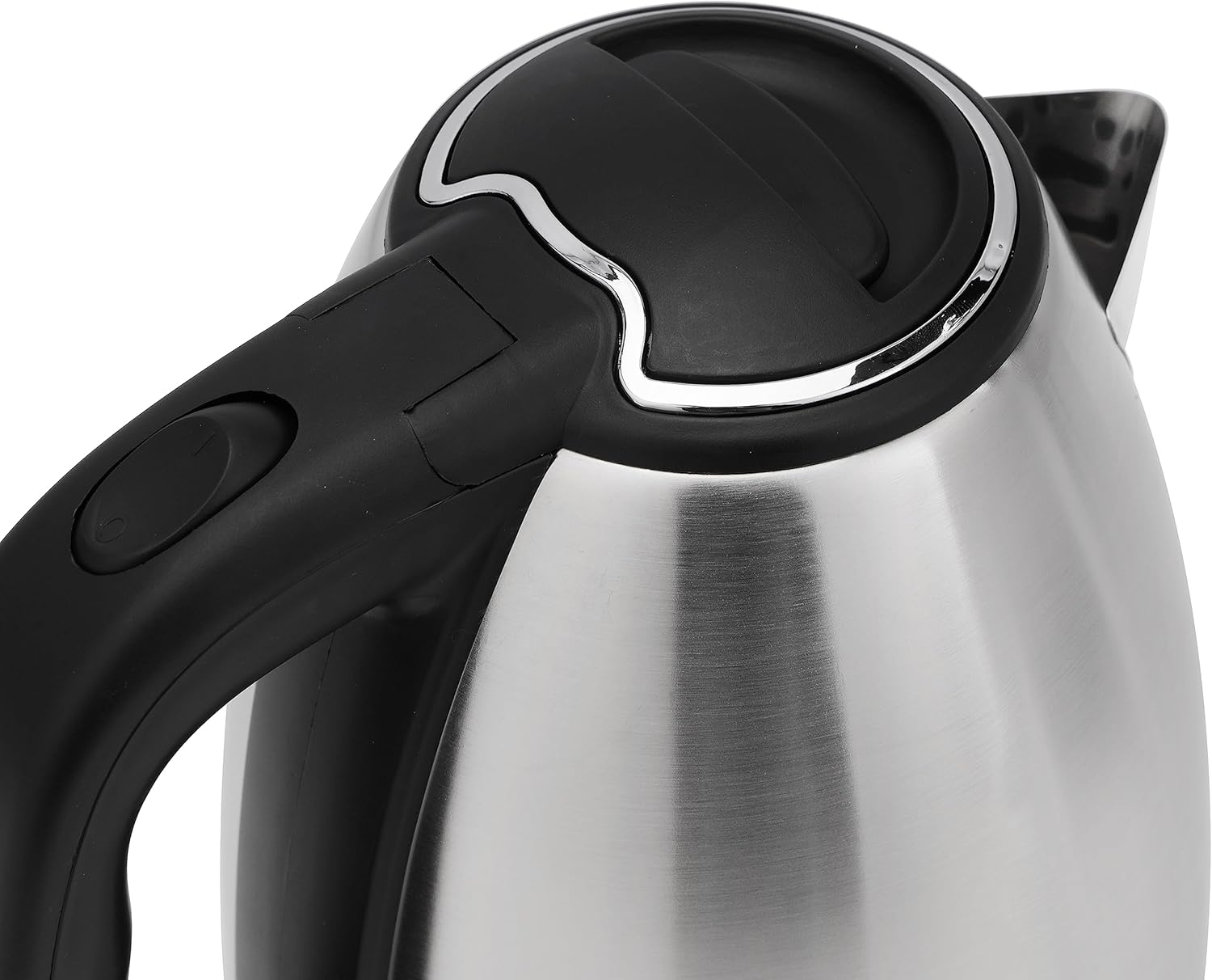 1500W Electric Kettle for Coffee, 1.8L Capacity, Fast Boil, Boil-Dry Protection, and 360° Rotational Base for easy use. High-performance electric kettle with fast boiling feature, perfect for coffee and tea lovers, 1.8L size, and easy-to-clean interior.