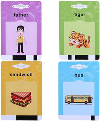 "Talking Flash Cards for kids, an interactive early learning toy for language development."