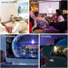 Meer YG-300 Mini Projector with HD quality, perfect for portable use.