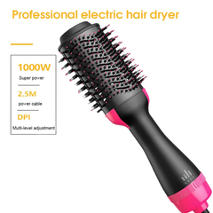 One Step Hair Dryer and Volumizer Brush – All-in-One Styling Tool with Ionic Technology. Achieve salon-quality results with the One Step Hair Dryer and Volumizer Brush.