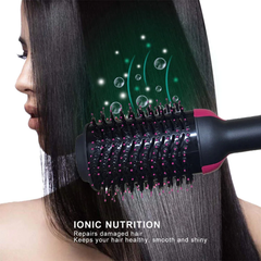 One Step Hair Dryer and Volumizer Brush – All-in-One Styling Tool with Ionic Technology. Achieve salon-quality results with the One Step Hair Dryer and Volumizer Brush.