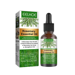 "Rosemary Hair Growth Essential Oil – Natural oil for promoting healthy hair growth, reducing hair loss, and nourishing scalp and strands."