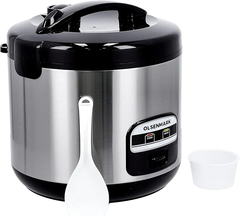 Severin 3-in-1 Rice Cooker 2.2L with Non-Stick Pot, Steam & Keep Warm Functions, Transparent Lid, Auto Shut-Off Feature for Easy Cooking.