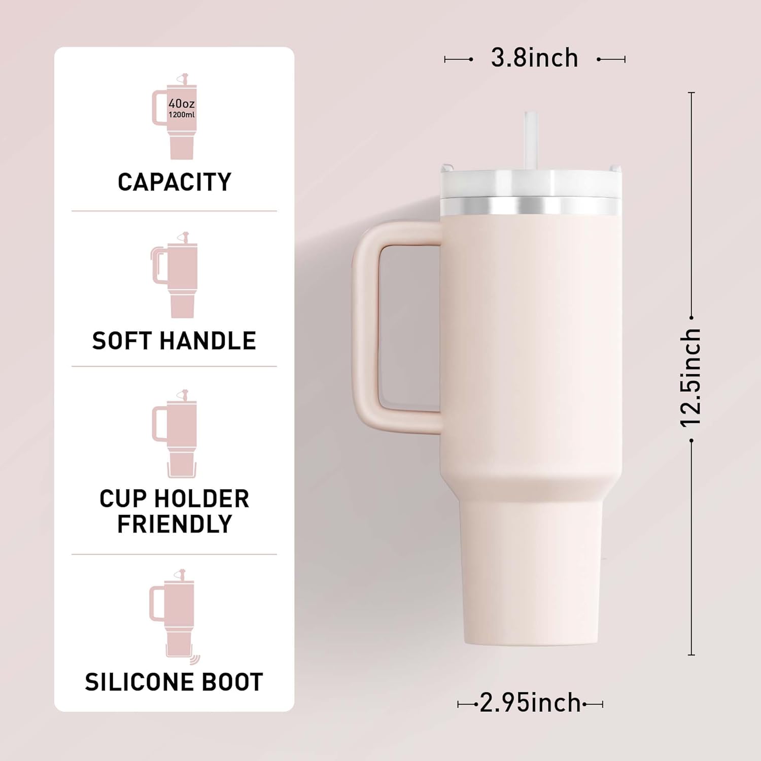 Stainless Steel Tumbler – Insulated and Eco-Friendly for Hot & Cold Beverages, Perfect for On-the-Go